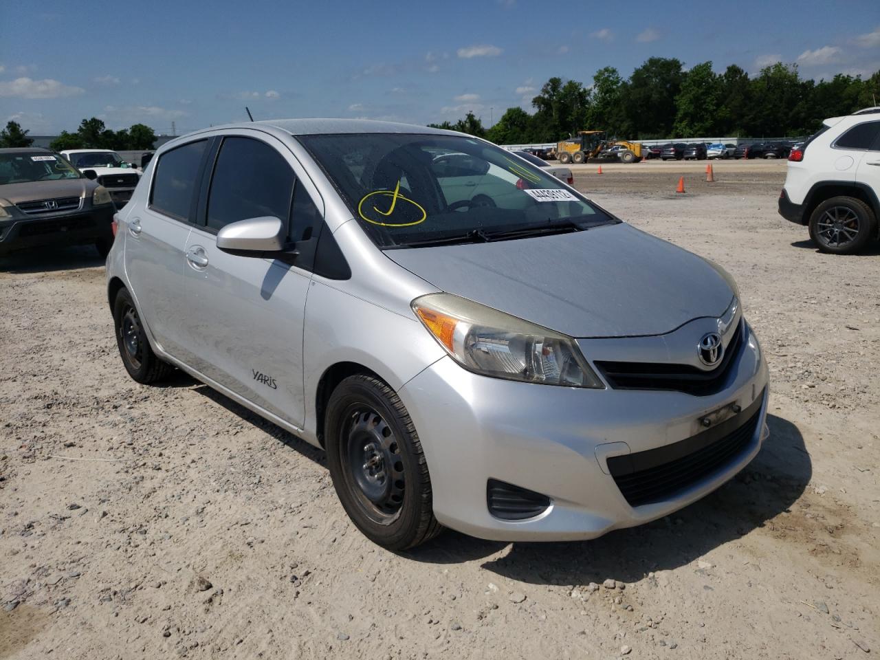 TOYOTA YARIS 2014 with VIN VNKKTUD37EA002638 - Photo from auction