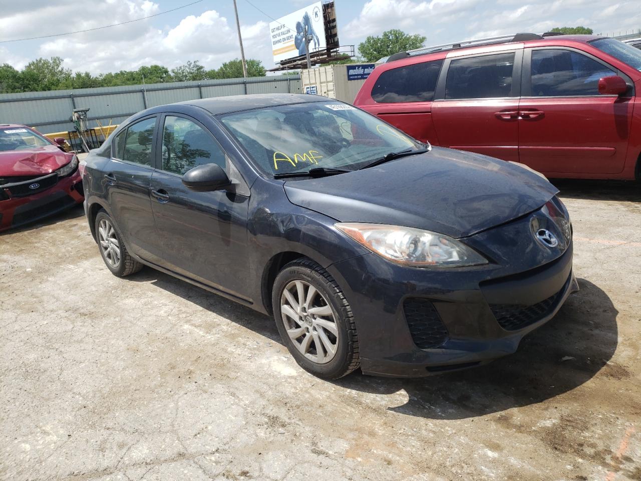 MAZDA 3 I 2012 with VIN JM1BL1VFXC1502287 - Photo from auction