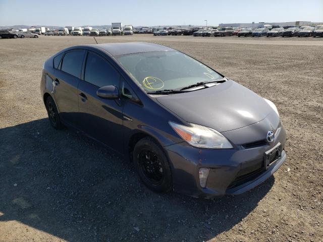 TOYOTA PRIUS 2013 with VIN JTDKN3DU1D1651730 - Photo from auction