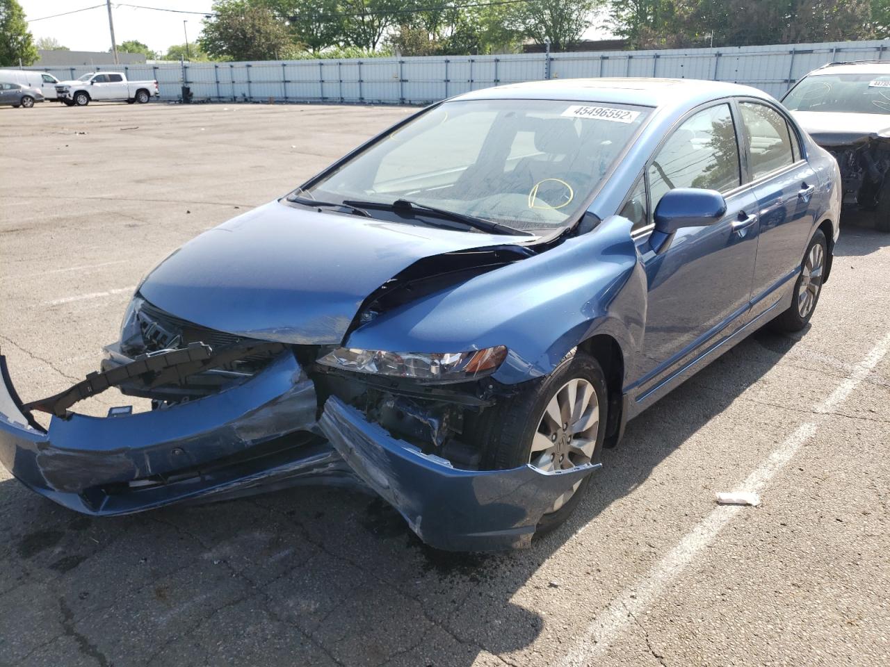 Photo 2 from auction – 2010 HONDA CIVIC EX with VIN 19XFA1F84AE021405