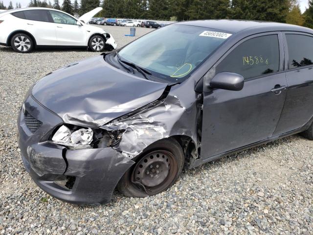 Photo 9 from auction – 2009 TOYOTA COROLLA BA with VIN JTDBL40E299034632