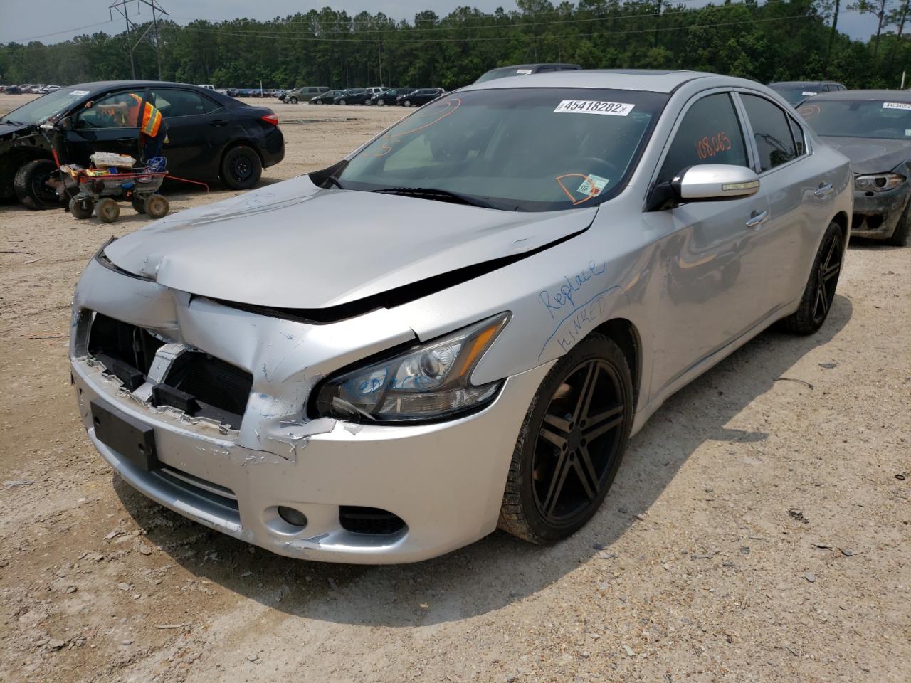 Photo 2 from auction – 2014 NISSAN MAXIMA S with VIN 1N4AA5AP5EC908191