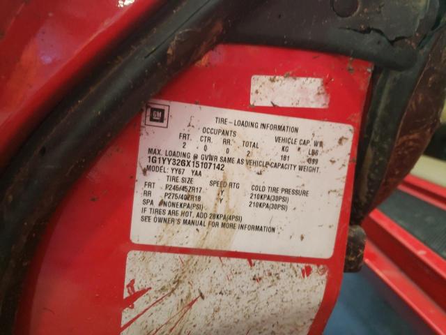 Photo 10 from auction – 2001 CHEVROLET CORVETTE with VIN 1G1YY32GX15107142