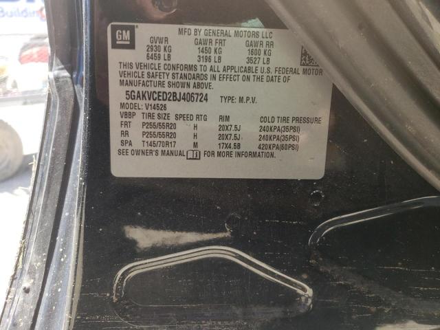 Photo 10 from auction – 2011 BUICK ENCLAVE CX with VIN 5GAKVCED2BJ406724