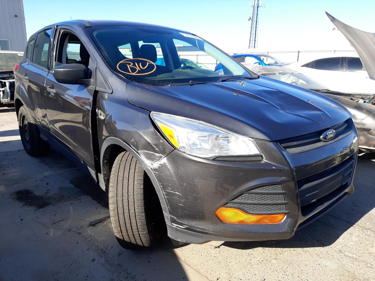 FORD ESCAPE S 2016 with VIN 1FMCU0F78GUB60986 - Photo from auction