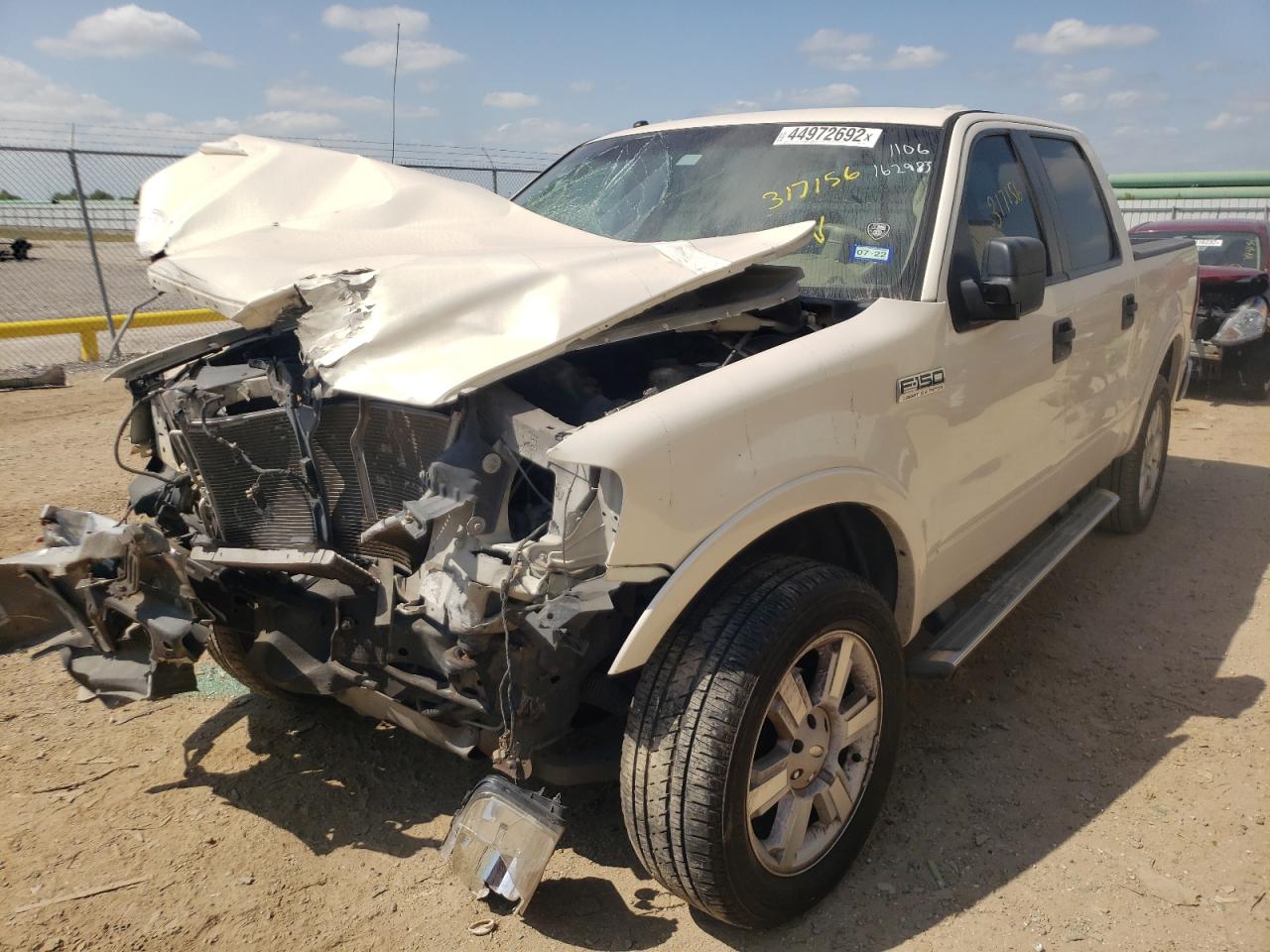 Photo 2 from auction – 2008 FORD F150 SUPER with VIN 1FTPW14V08FC12561
