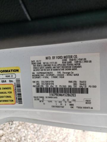 Photo 10 from auction – 2017 FORD MUSTANG with VIN 1FATP8EM6H5286203