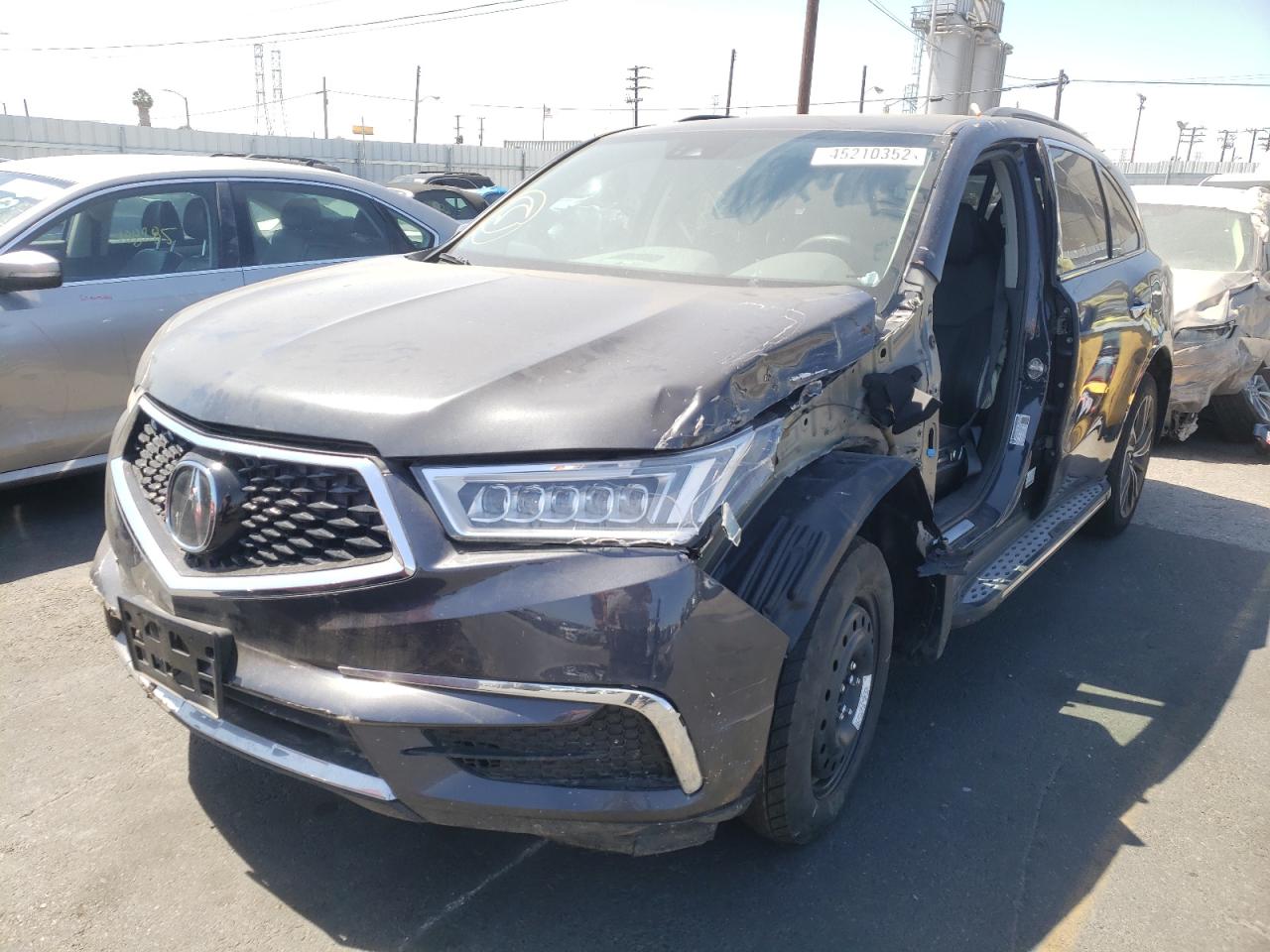 Photo 2 from auction – 2019 ACURA MDX TECHNO with VIN 5J8YD4H52KL029162