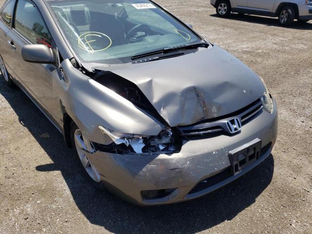Photo 9 from auction – 2007 HONDA CIVIC EX with VIN 2HGFG12867H537381