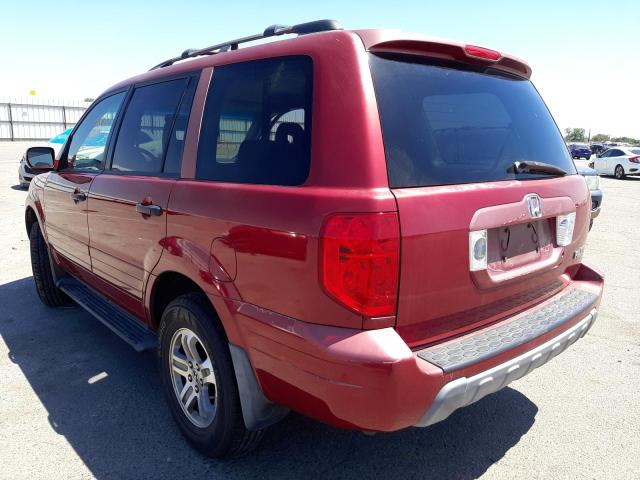 Photo 3 from auction – 2003 HONDA PILOT EXL with VIN 2HKYF18543H524511