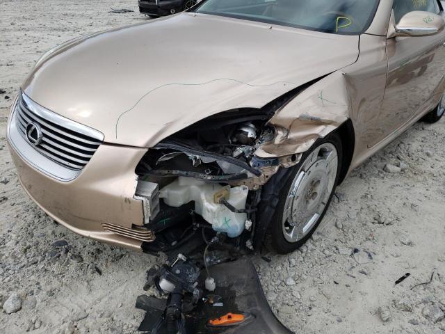Photo 9 from auction – 2003 LEXUS SC 430 with VIN JTHFN48YX30038609