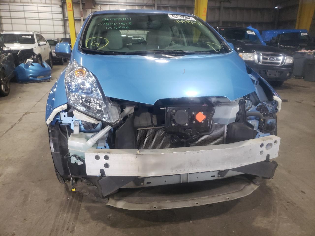 Photo 9 from auction – 2011 NISSAN LEAF SV with VIN JN1AZ0CP4BT005872