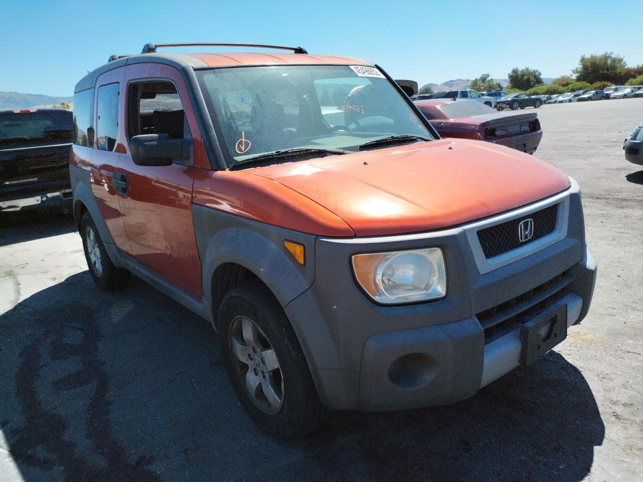 HONDA ELEMENT EX 2003 with VIN 5J6YH28643L026047 - Photo from auction