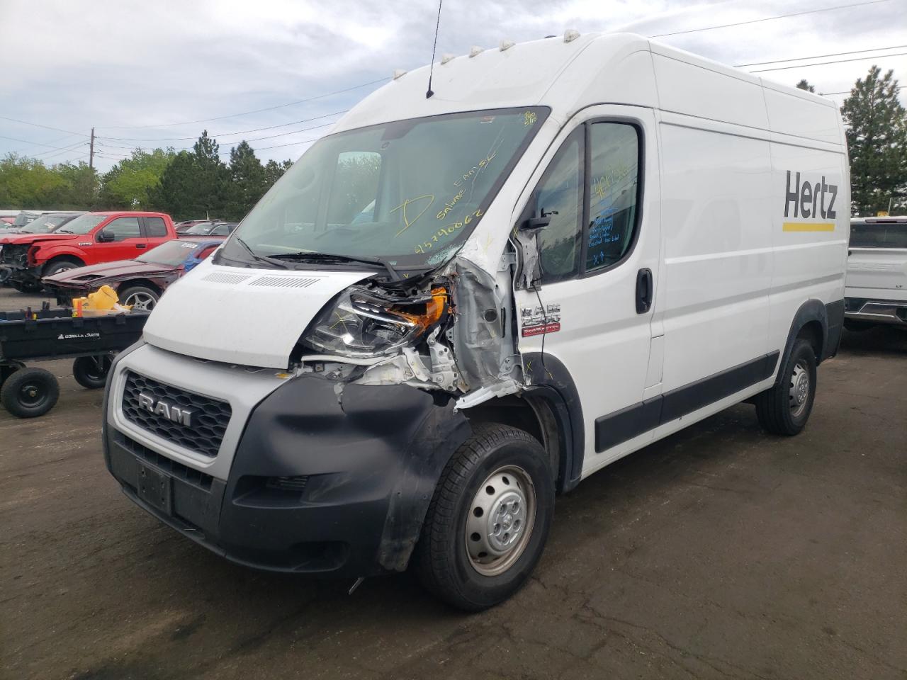 Photo 2 from auction – 2019 RAM PROMASTER with VIN 3C6TRVCG4KE539442