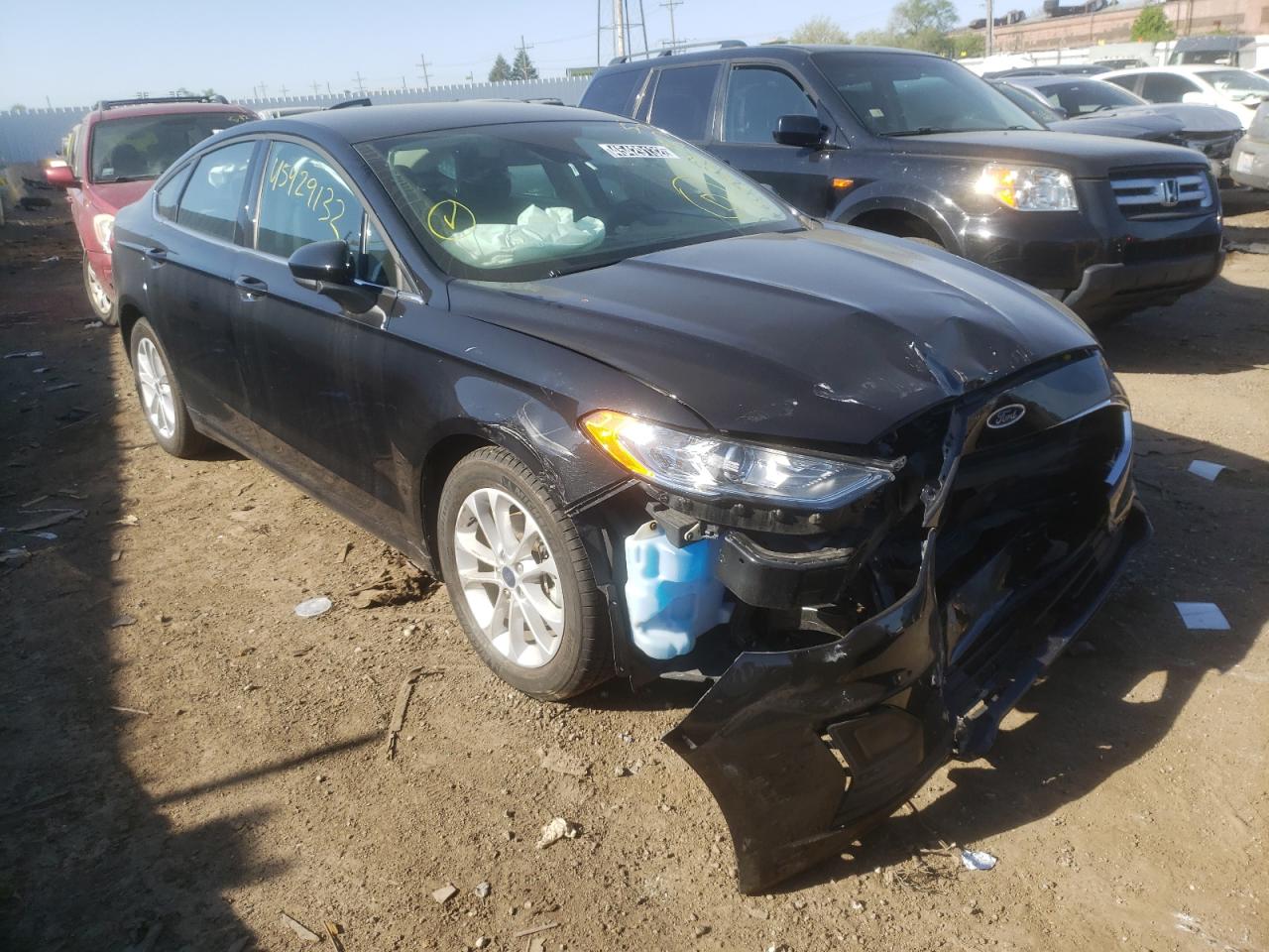 Photo 14 from auction – 2020 FORD FUSION SE with VIN 3FA6P0HD7LR109403