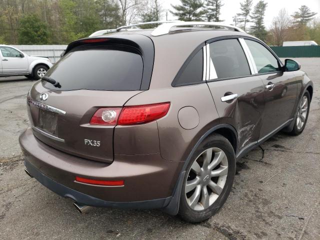 Photo 4 from auction – 2004 INFINITI FX35 with VIN JNRAS08W54X202644