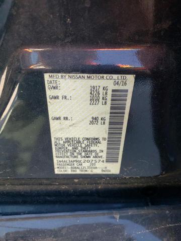 Photo 10 from auction – 2016 NISSAN ALTIMA 2.5 with VIN 1N4AL3AP9GC207574