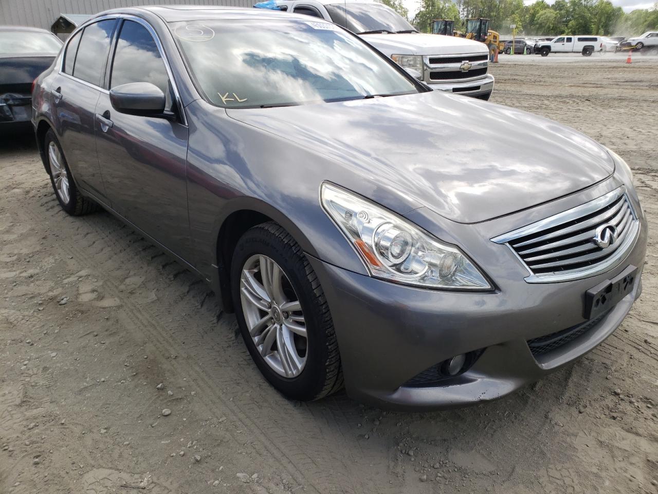 INFINITI G25 2011 with VIN JN1DV6AR1BM653177 - Photo from auction