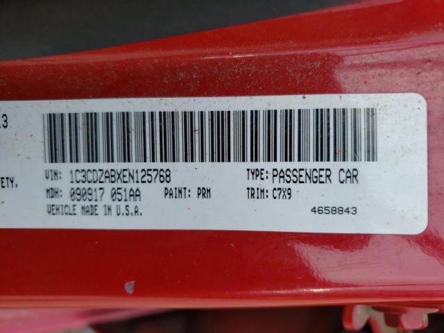 Photo 10 from auction – 2014 DODGE AVENGER SE with VIN 1C3CDZABXEN125768