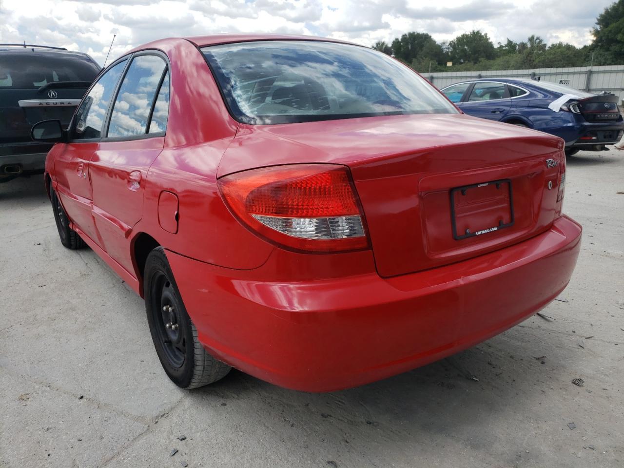 Photo 3 from auction – 2003 KIA RIO with VIN KNADC125136226750