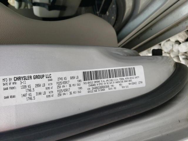 Photo 10 from auction – 2011 CHRYSLER TOWN & COU with VIN 2A4RR6DG8BR683608