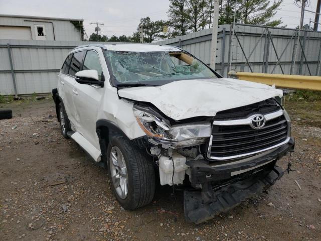 TOYOTA HIGHLANDER 2016 with VIN 5TDYKRFH5GS133648 - Photo from auction