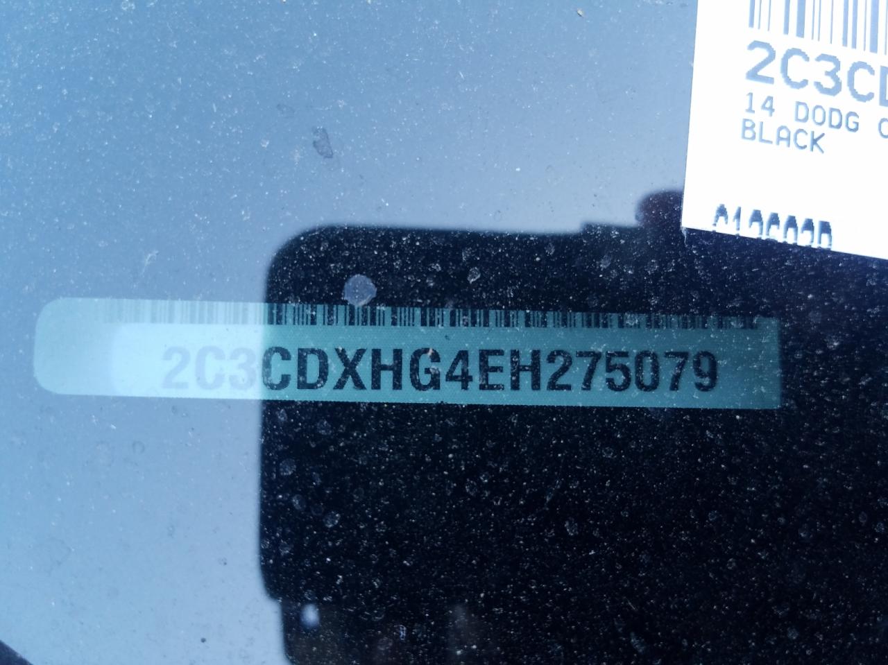 Photo 10 from auction – 2014 DODGE CHARGER SX with VIN 2C3CDXHG4EH275079