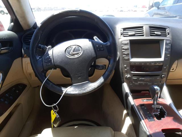 Photo 9 from auction – 2007 LEXUS IS 250 with VIN JTHBK262472028291