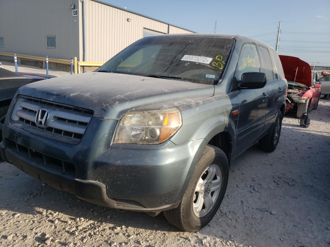 Photo 2 from auction – 2006 HONDA PILOT LX with VIN 5FNYF28136B037788