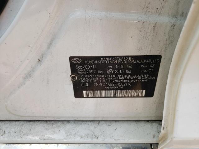 Photo 10 from auction – 2015 HYUNDAI SONATA SPO with VIN 5NPE34AB9FH082116