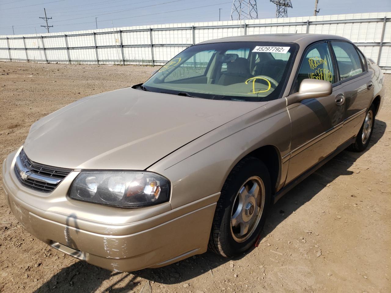Фото 2 с аукциона – 2005 CHEVROLET IMPALA с VIN 2G1WF55EX59240995