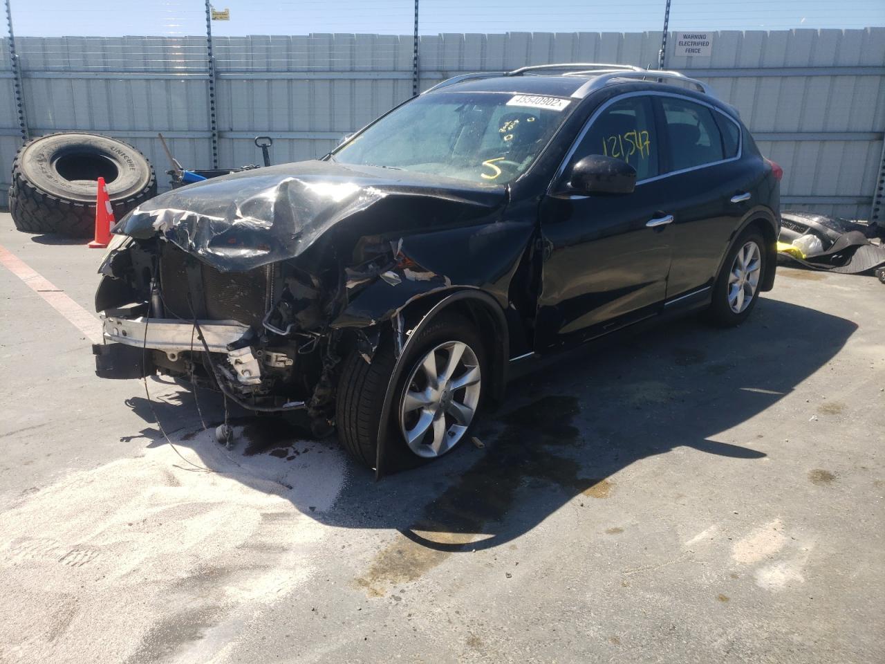 Photo 12 from auction – 2008 INFINITI EX35 BASE with VIN JNKAJ09F28M355196