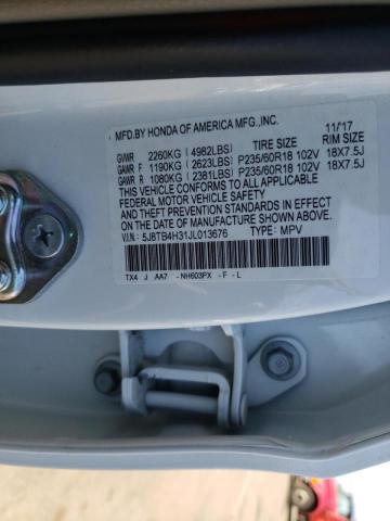 Photo 10 from auction – 2018 ACURA RDX with VIN 5J8TB4H31JL013676