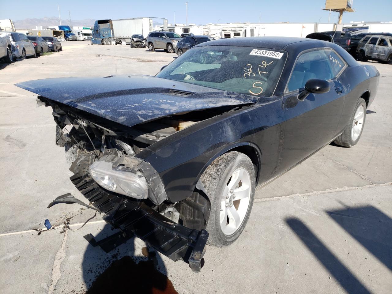 Photo 2 from auction – 2014 DODGE CHALLENGER with VIN 2C3CDYAG6EH270529