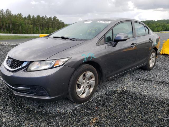 Photo 2 from auction – 2013 HONDA CIVIC LX with VIN 2HGFB2F58DH583553