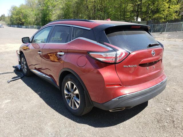 Photo 3 from auction – 2016 NISSAN MURANO S with VIN 5N1AZ2MH0GN100128