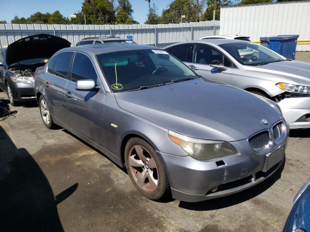 BMW 525 I 2005 with VIN WBANA53595B857286 - Photo from auction