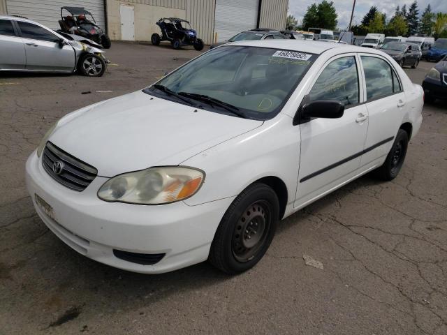 Photo 2 from auction – 2003 TOYOTA COROLLA CE with VIN JTDBR32E130009352