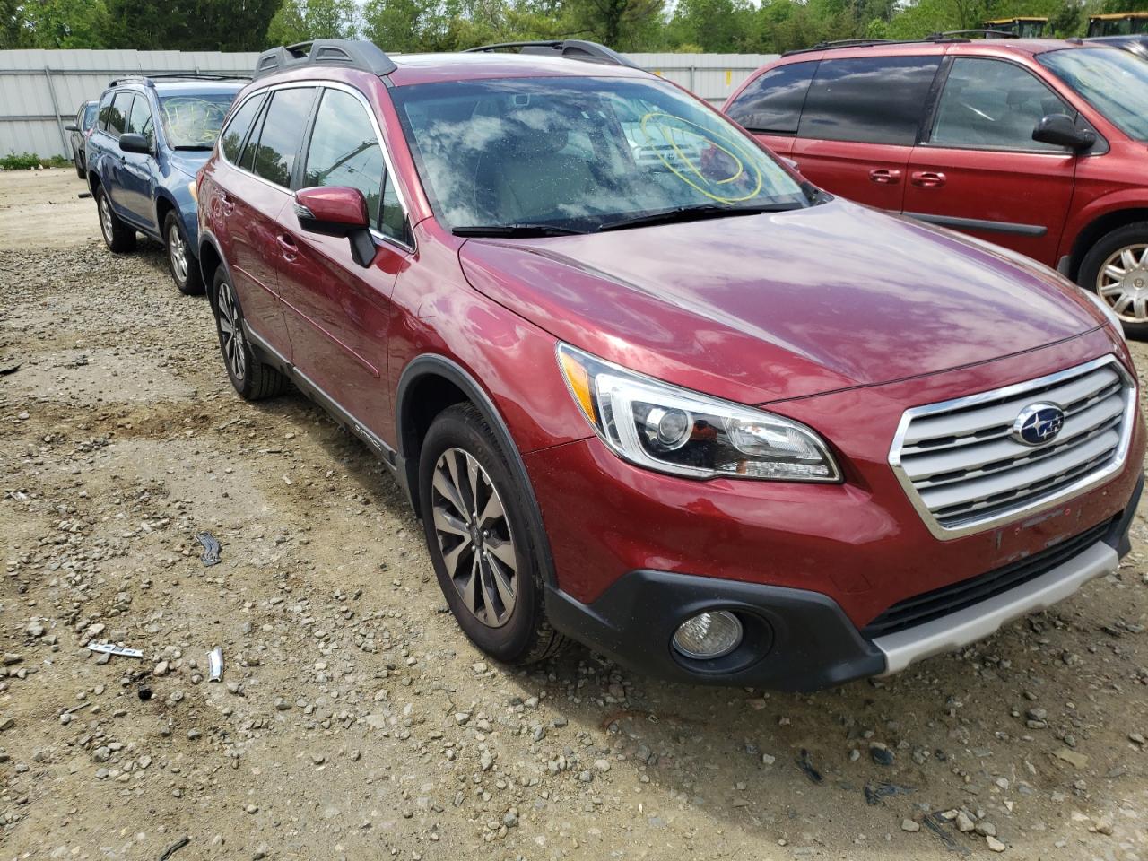 SUBARU OUTBACK 2. 2015 with VIN 4S4BSANCXF3346278 - Photo from auction