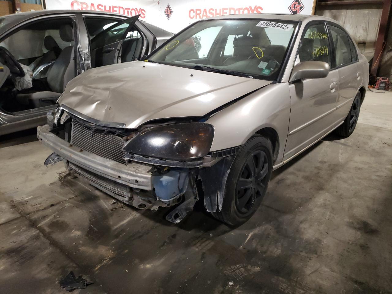 Photo 2 from auction – 2002 HONDA CIVIC EX with VIN JHMES267X2S000867