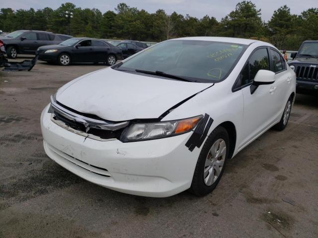 Photo 2 from auction – 2012 HONDA CIVIC LX with VIN 19XFB2F55CE080278