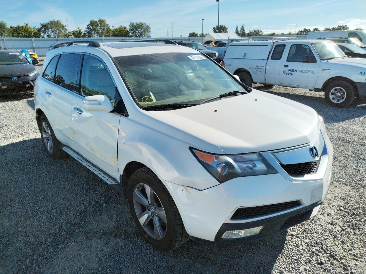 ACURA MDX 2012 مع رقم تعريف المركبة 2HNYD2H25CH501212 - صورة من المزاد