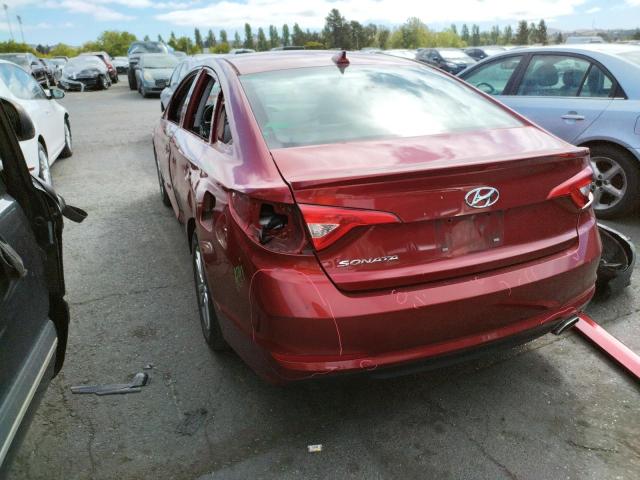 Photo 3 from auction – 2015 HYUNDAI SONATA SE with VIN 5NPE24AF3FH011693