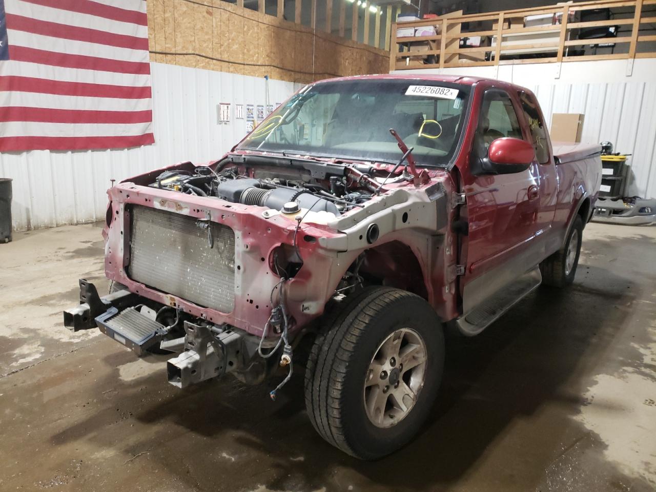 Photo 2 from auction – 2002 FORD F150 with VIN 2FTRX18L02CA10384