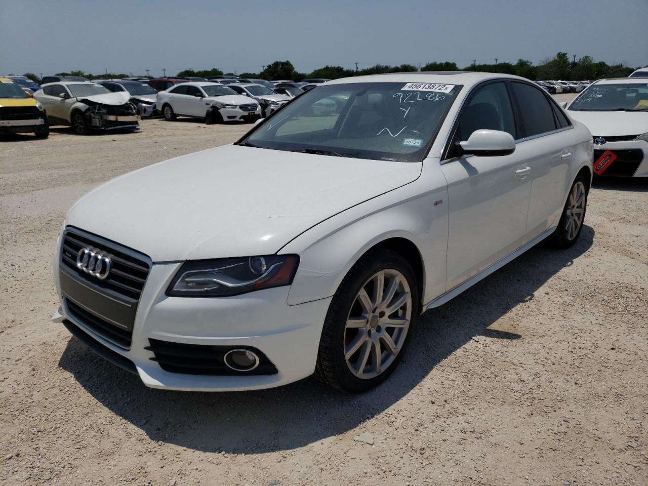 Photo 2 from auction – 2012 AUDI A4 PREMIUM with VIN WAUFFAFL7CN012344