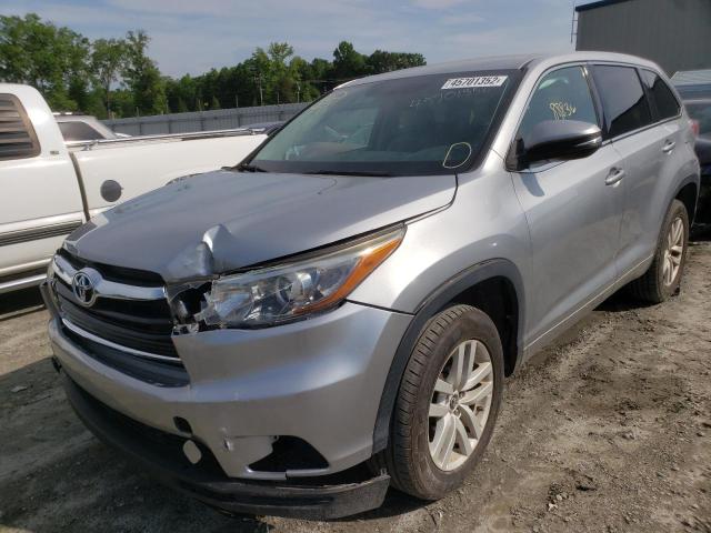 Photo 2 from auction – 2016 TOYOTA HIGHLANDER with VIN 5TDZKRFH3GS144927