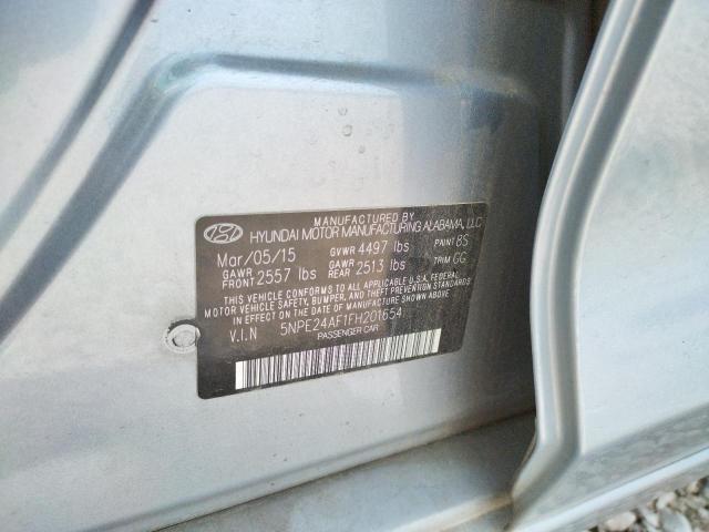 Photo 10 from auction – 2015 HYUNDAI SONATA SE with VIN 5NPE24AF1FH201654