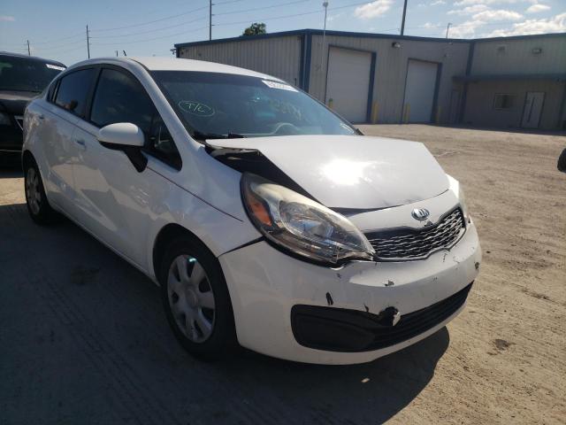KIA RIO LX 2013 with VIN KNADM4A34D6248564 - Photo from auction