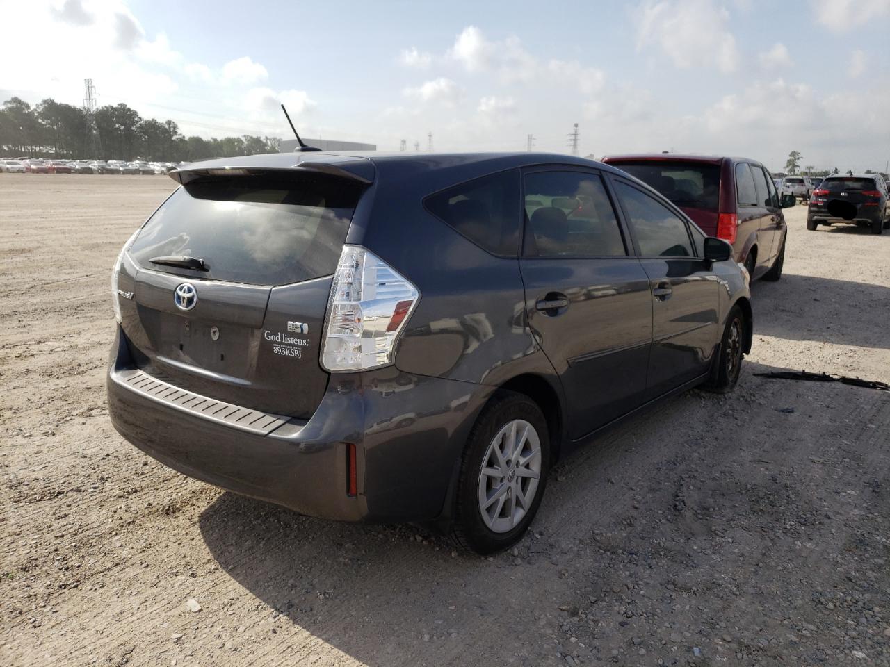 Photo 4 from auction – 2014 TOYOTA PRIUS V with VIN JTDZN3EU6E3316241
