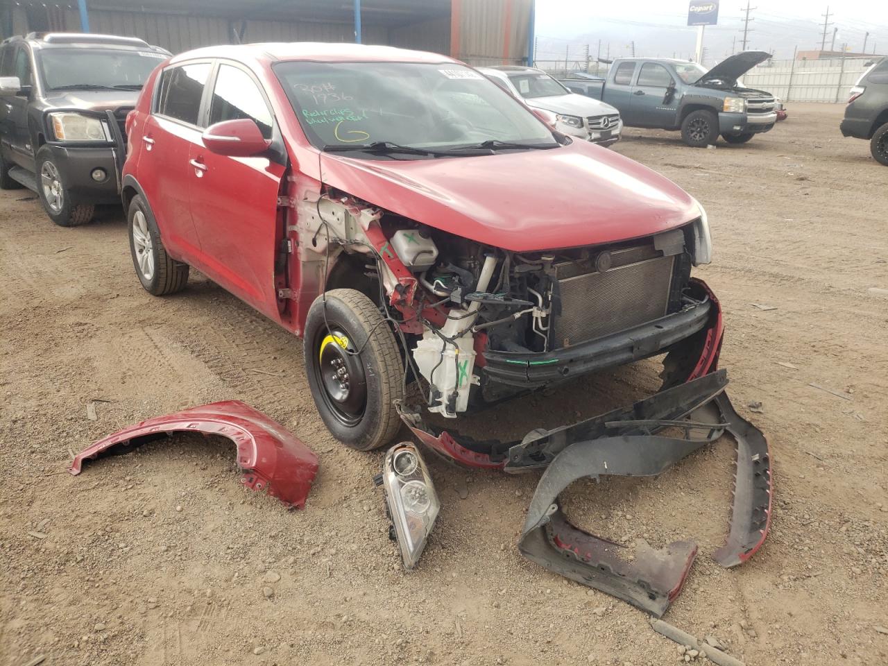 KIA SPORTAGE B 2013 with VIN KNDPB3A27D7428574 - Photo from auction
